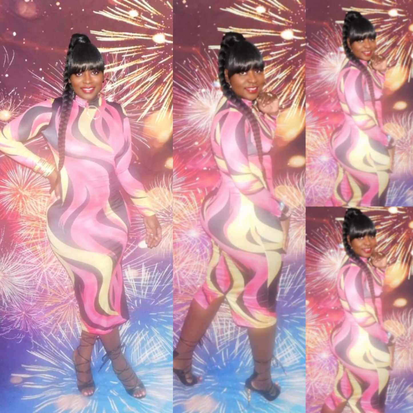 Flame Pink Dress