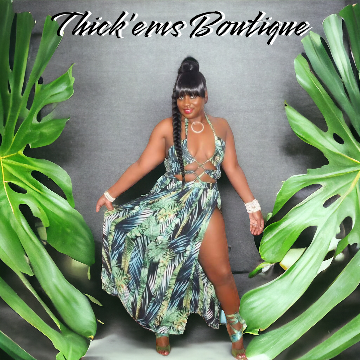 Botanical Maxi Dress