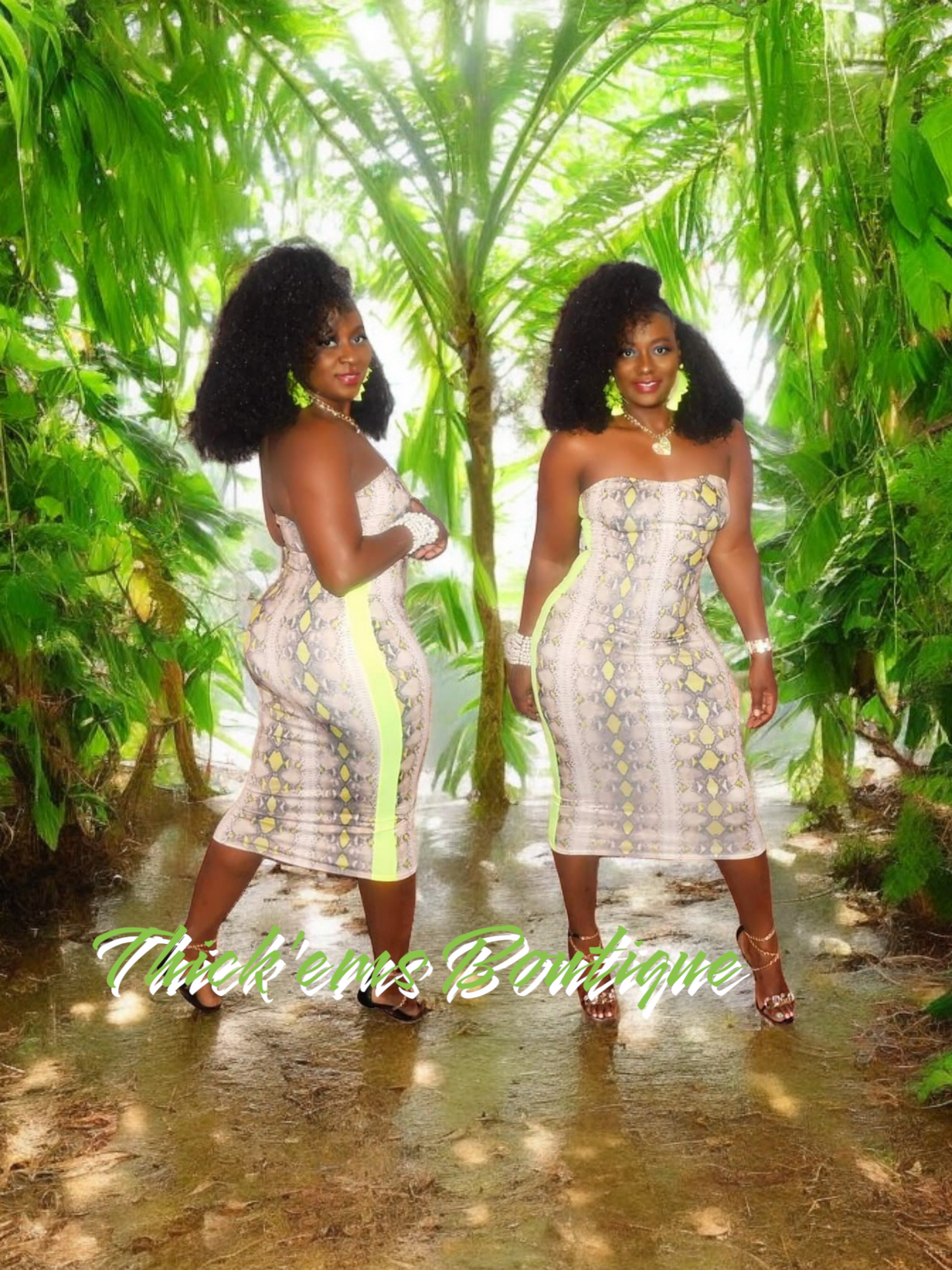 Python Fitted Dress