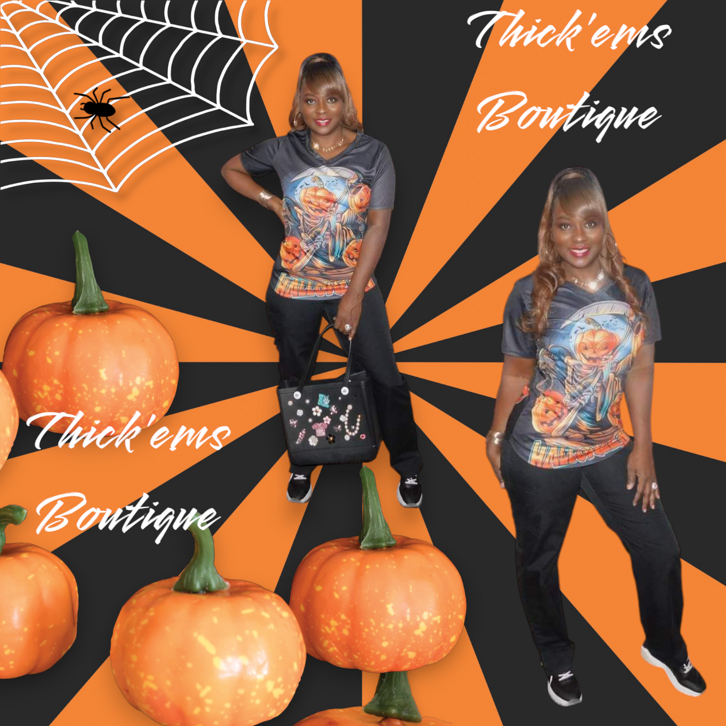 Pumpkin Head Scrub Sold Out