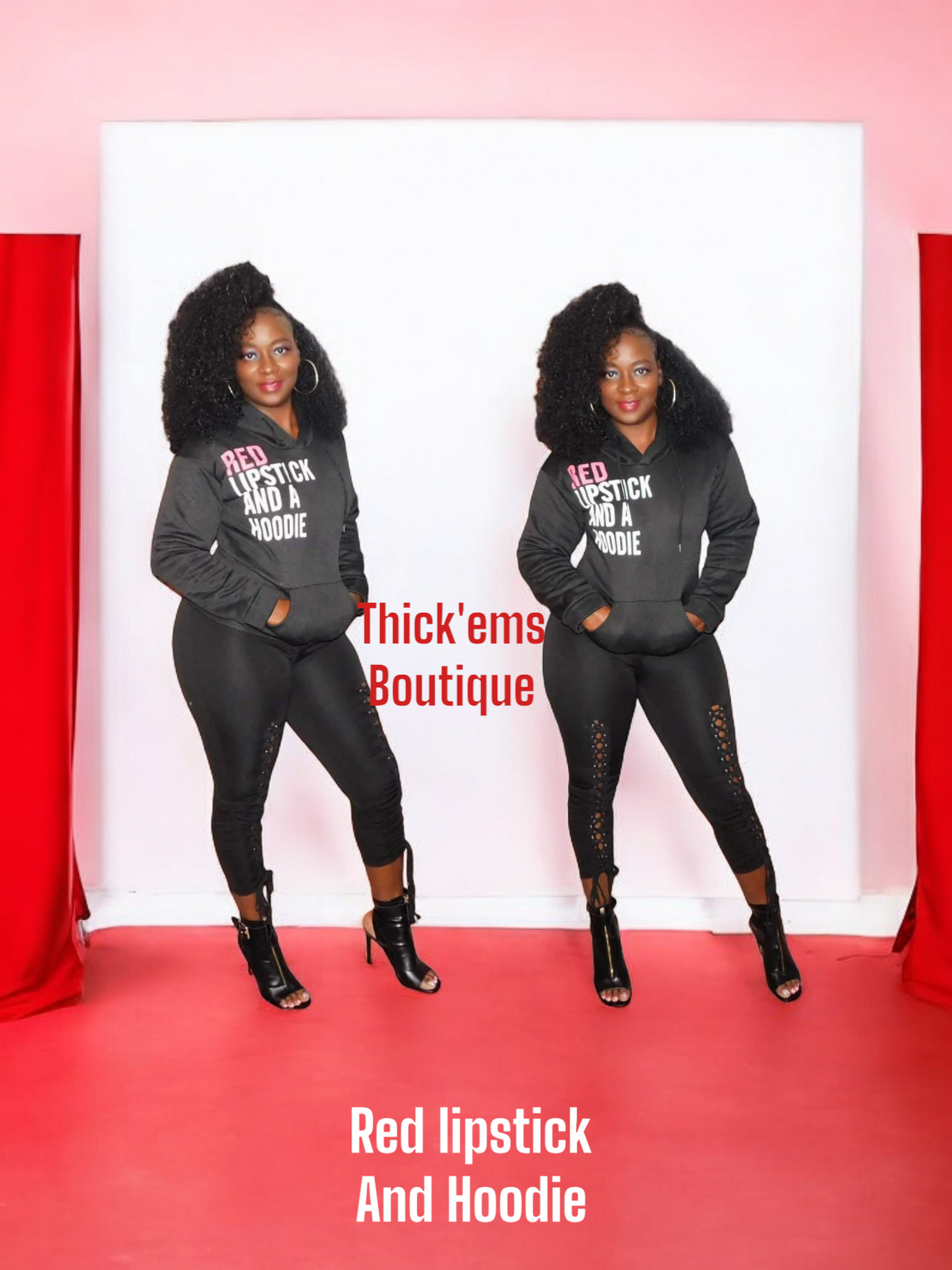 Red Lipstick Hoodie