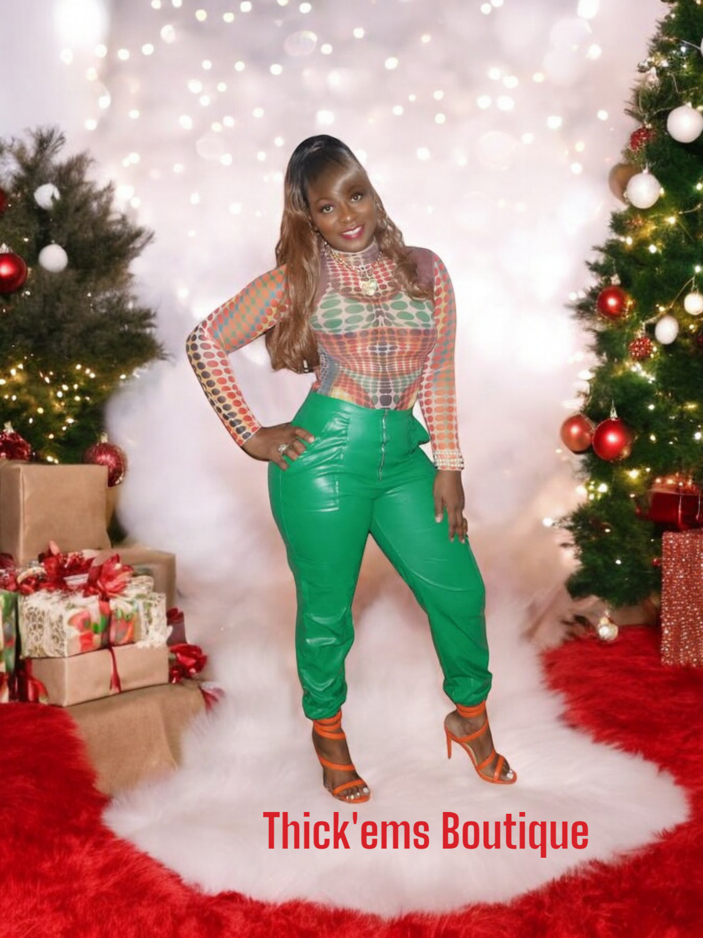 Grinch Leather Pants