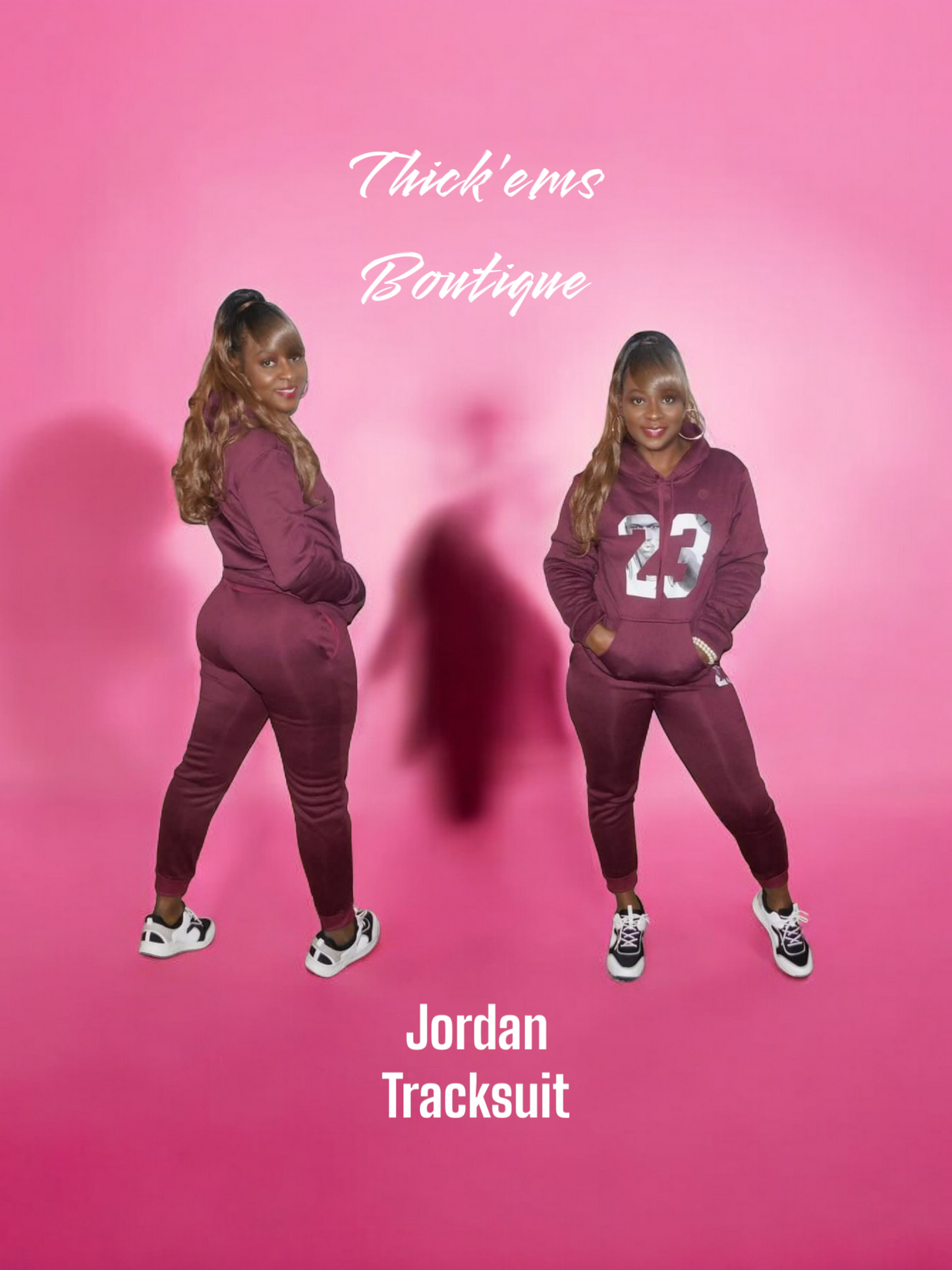 Jordan 23 Burgundy Tracksuit
