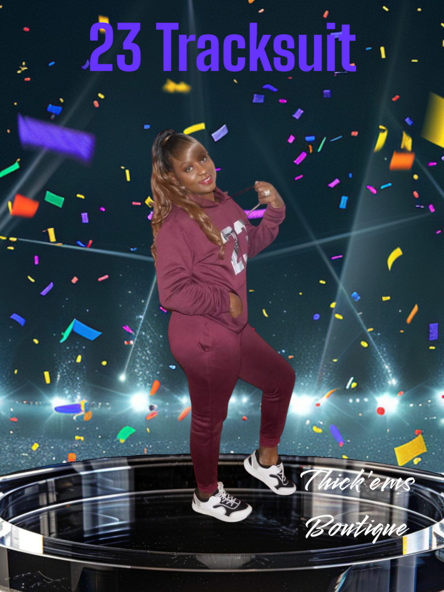 Jordan 23 Burgundy Tracksuit
