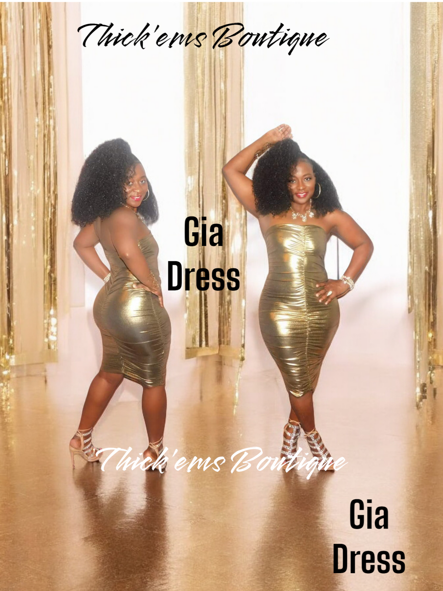 Gia Gold Stack Dress