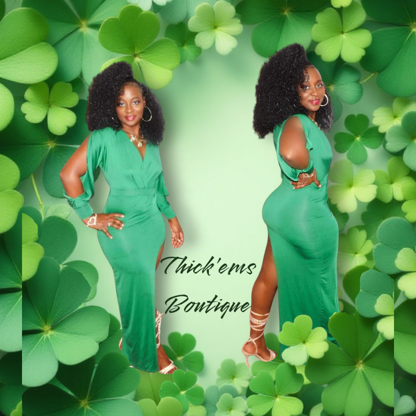 Vivan High Split Dress