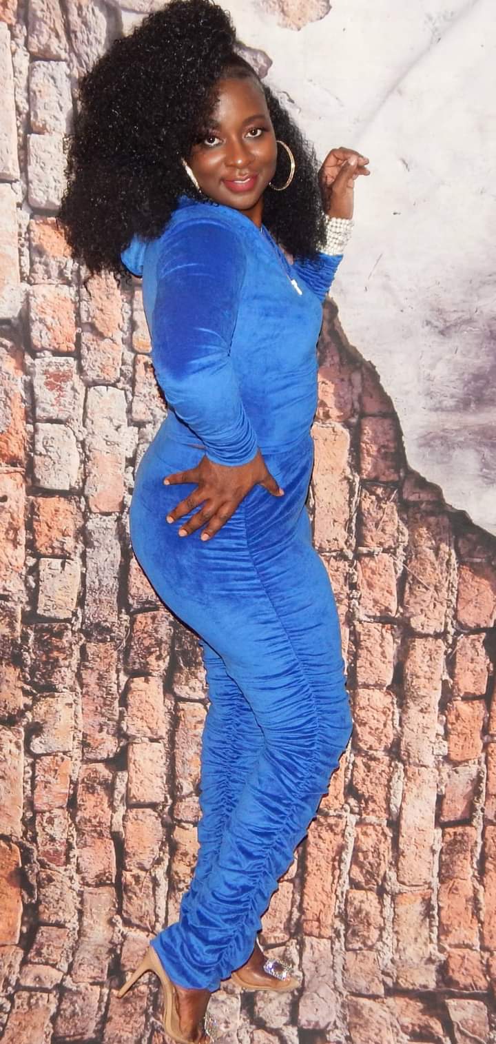 Blue Velvet Stack Tracksuit Sold Out