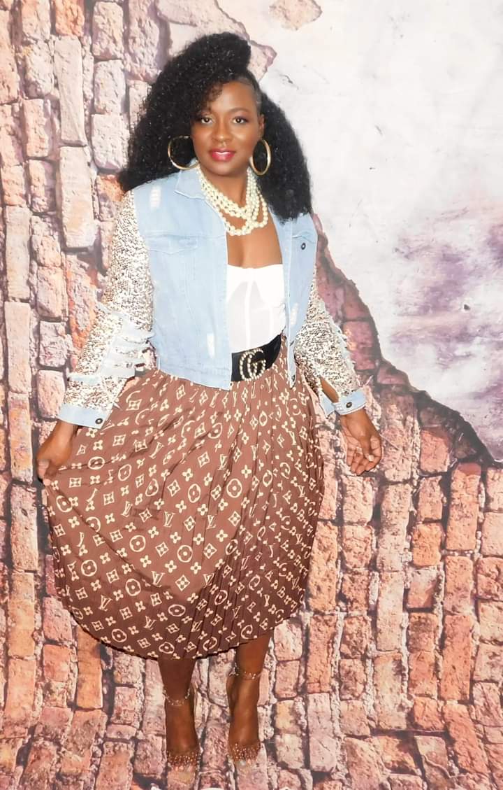 Bling Sleeve Distress Jean Jacket