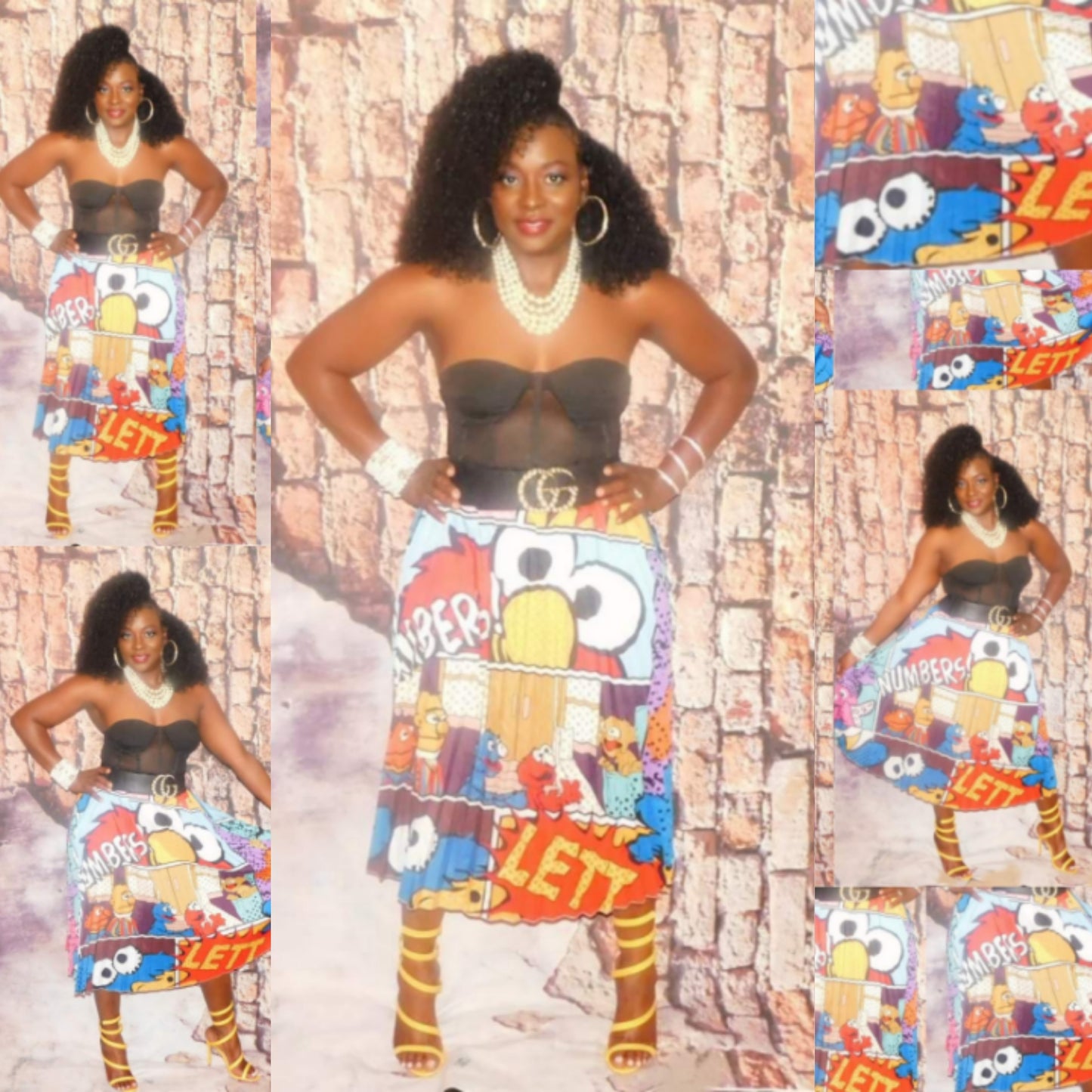 Elmo Flow Skirt