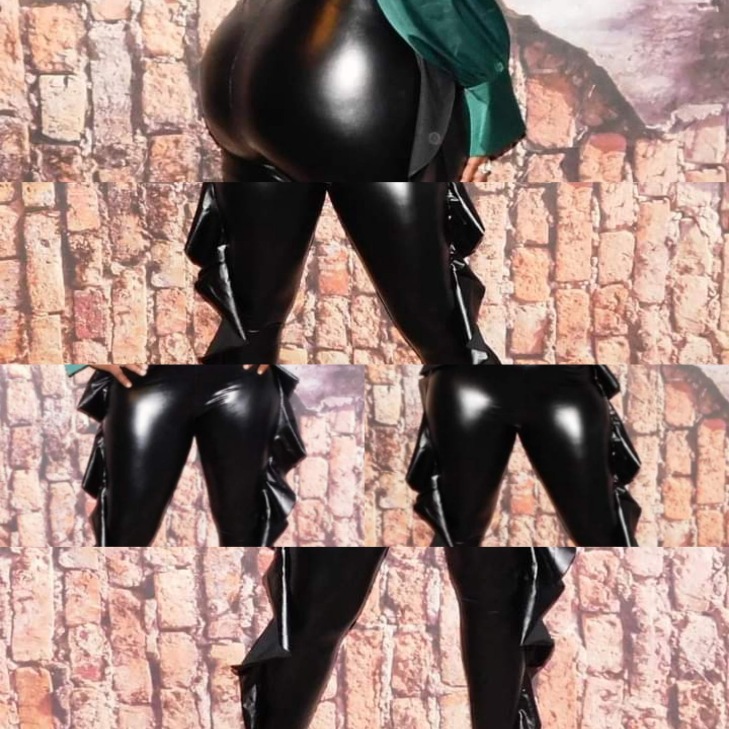 Onyx Ruffle Pants