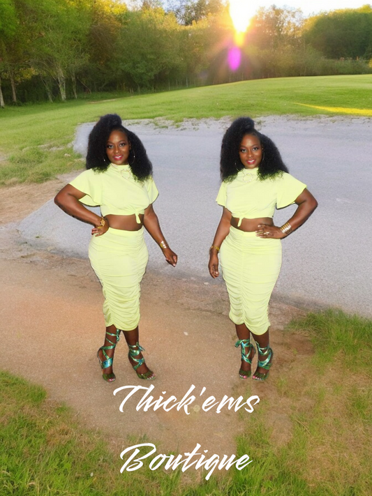 Kiwi Skirt Set