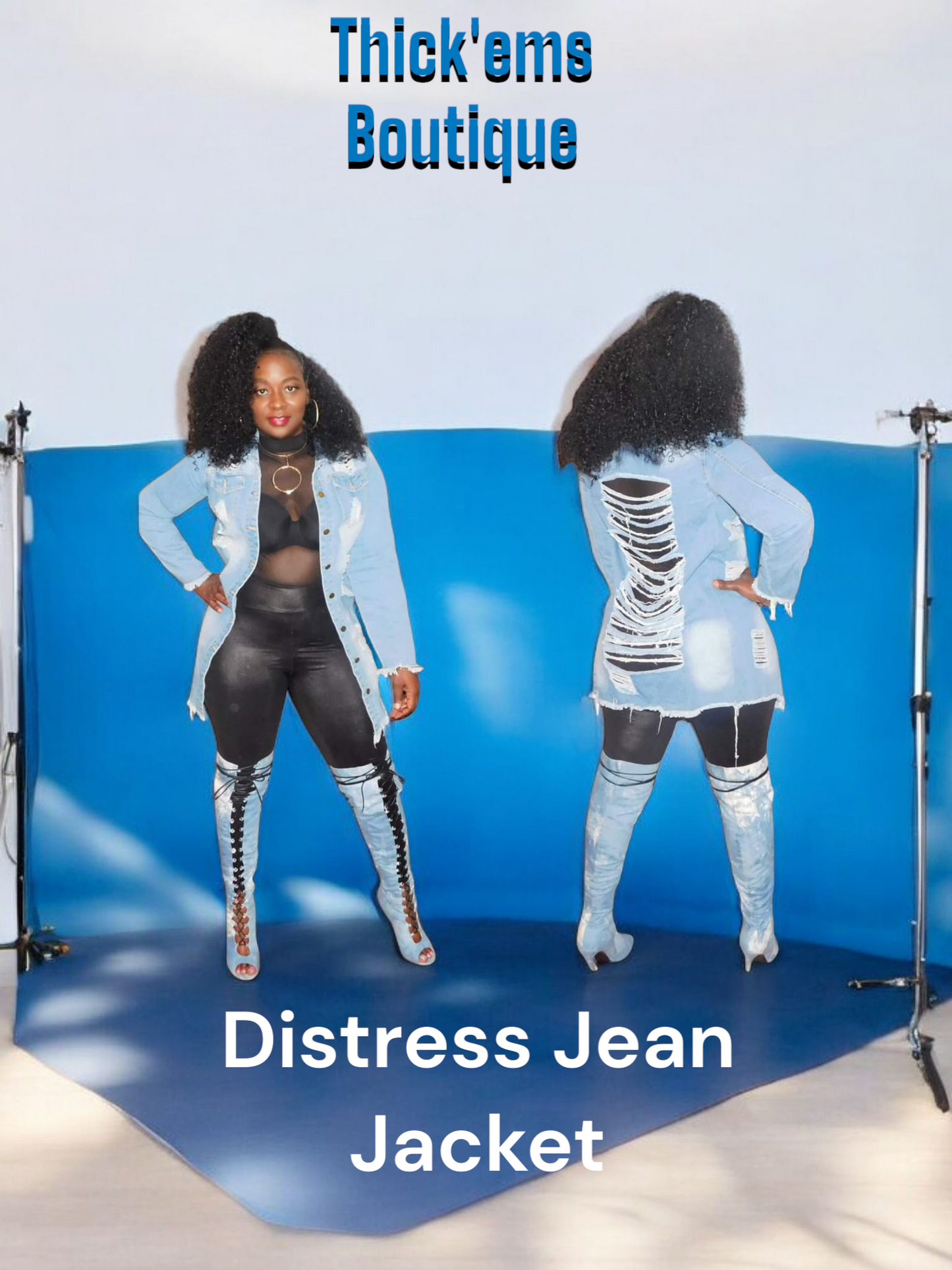 Distress Jean Jacket