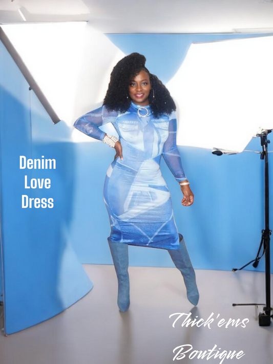 Denim Love Dress