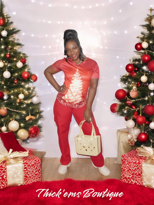 Christmas Tree Scrub Tops