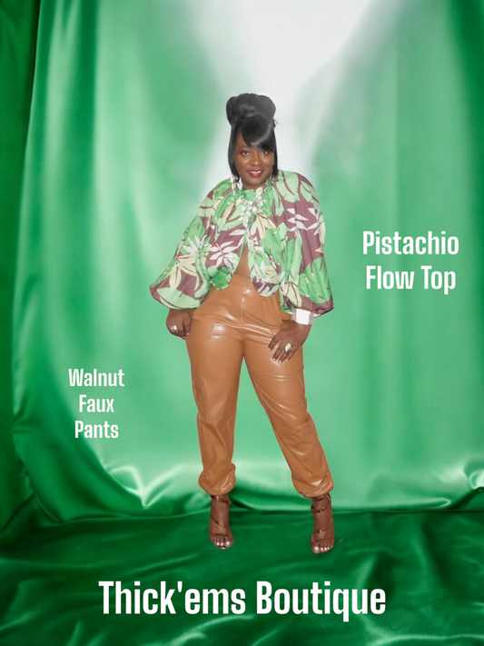 Pistachio Flow Top