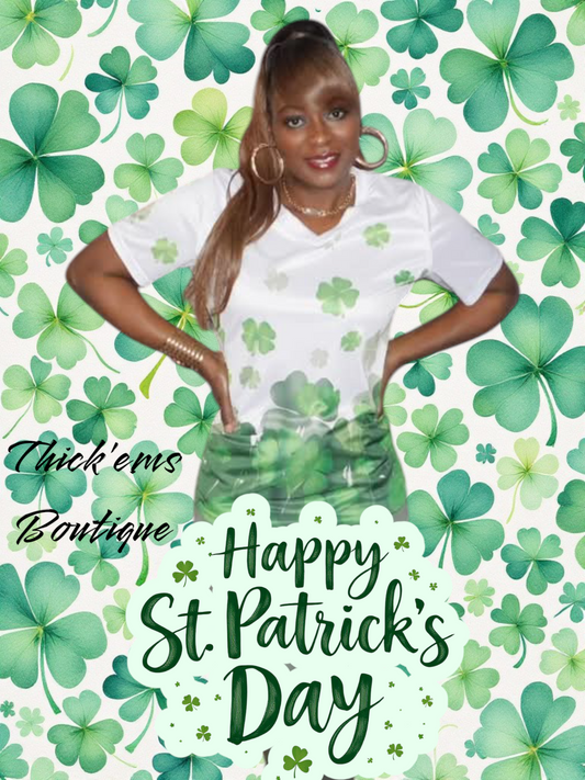 Clover Scrub Top