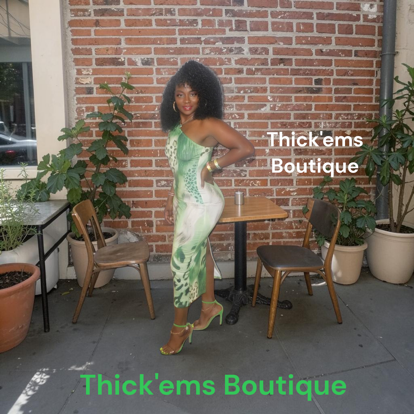 Wild Green Bodycon Dress