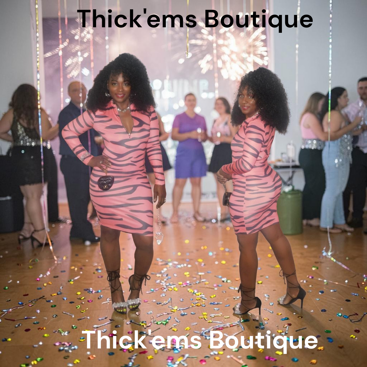 Pink Tiger Bodycon Dresd