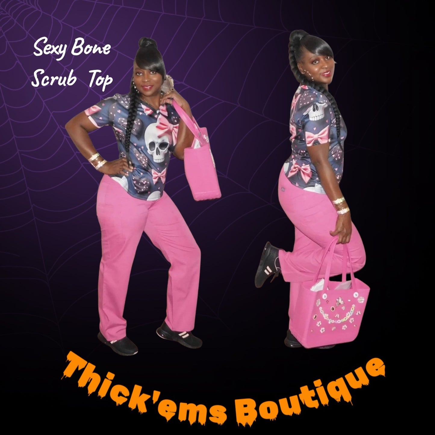 Sexy Bone Srcub Top
