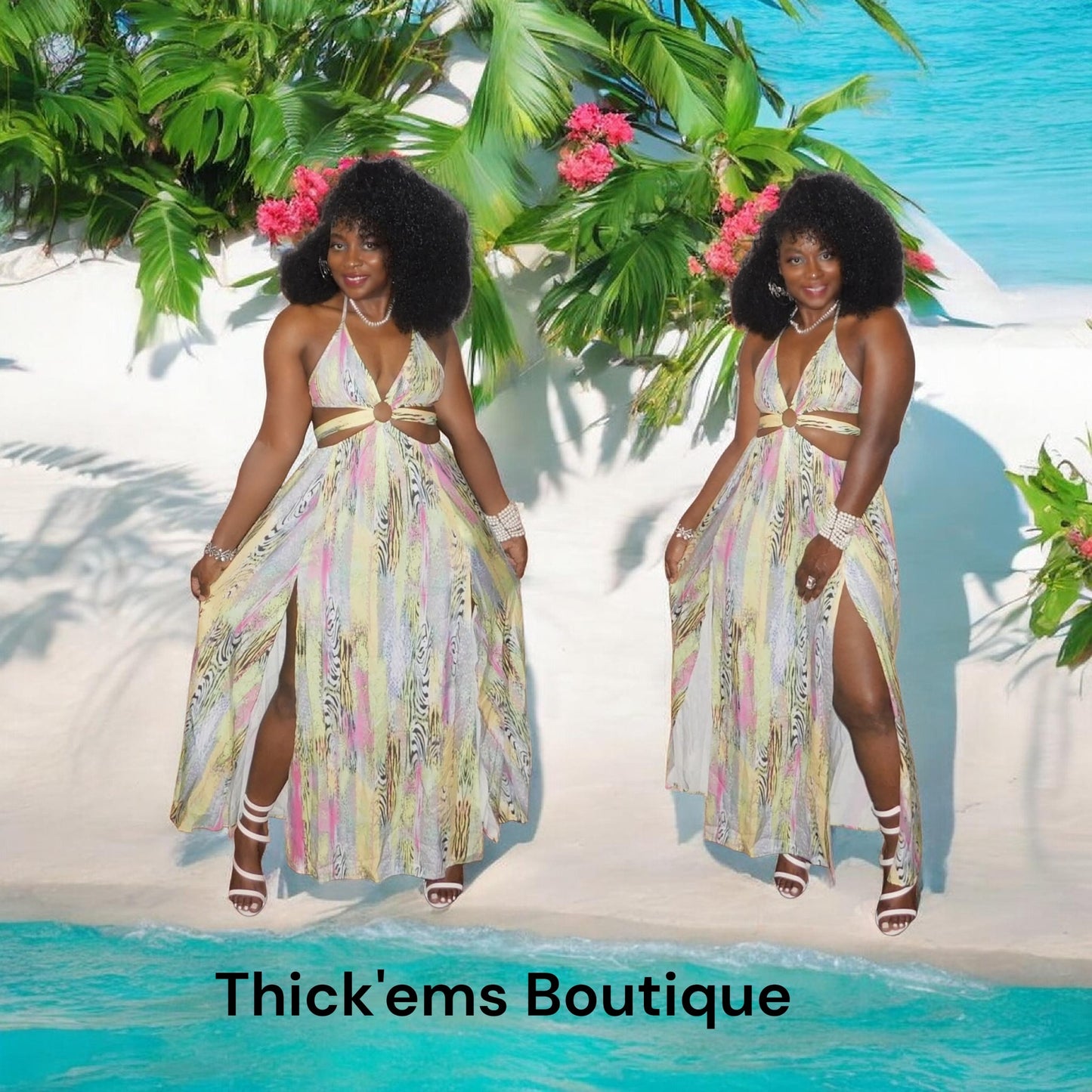 Limeade Halter Maxi