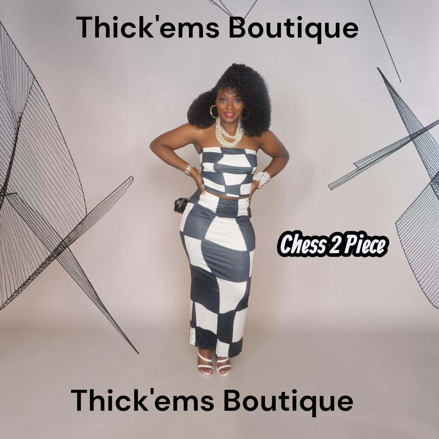 Chess Skirtset