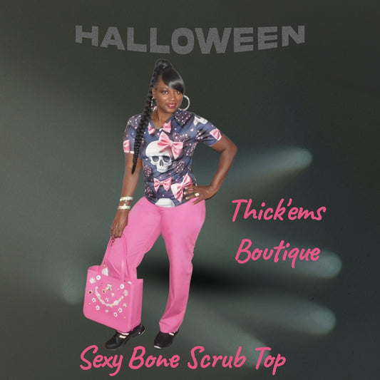 Sexy Bone Srcub Top