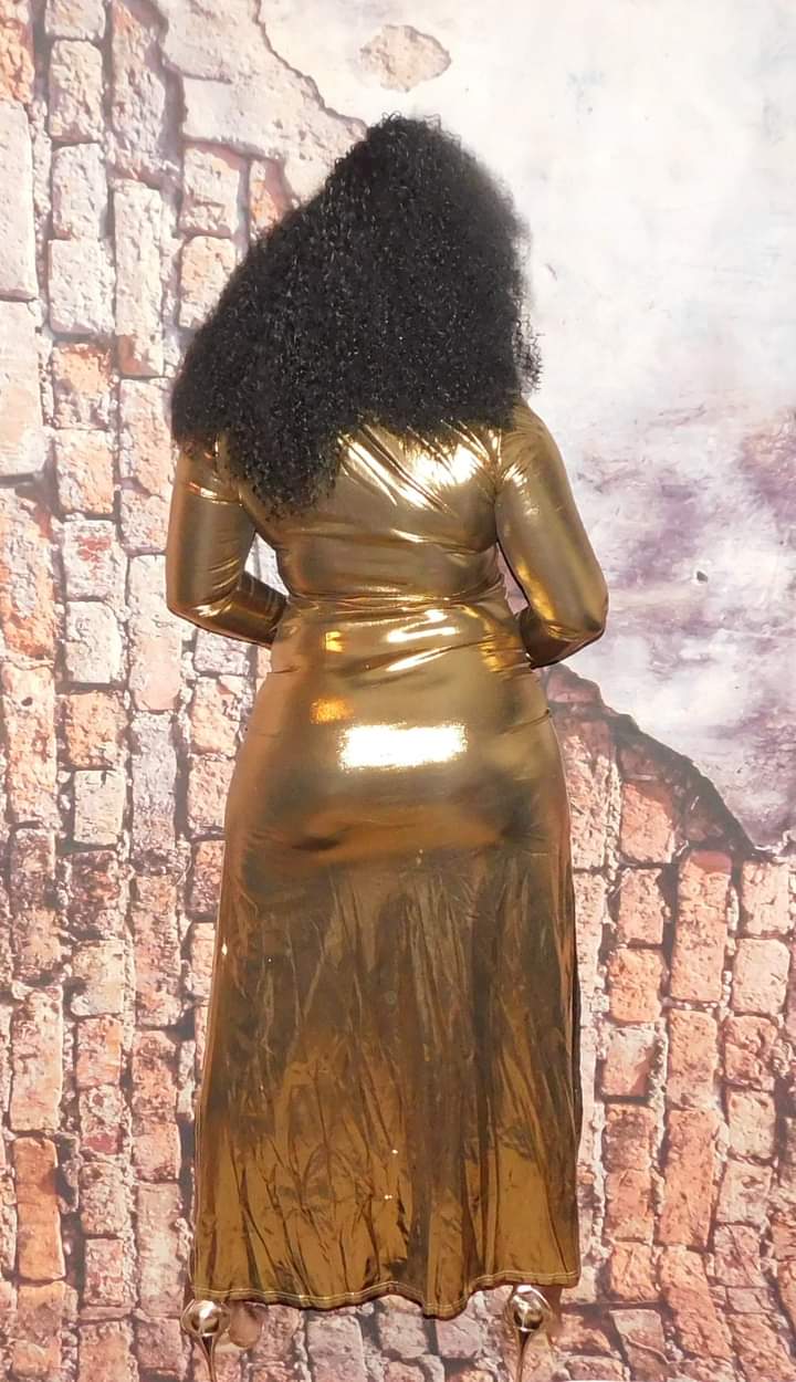 Iman Gold Dress