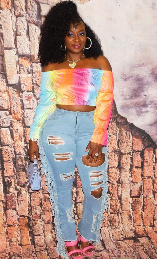 Jada Distress Jeans